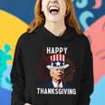 Funny Joe Biden Happy Thanksgiving For 4Th Of July Women Hoodie Gifts for Her