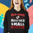 Funny Miracle Neonatal Intensive Care Unit Nicu Nurse Women Hoodie Gifts for Her