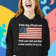 Funny Offensive Betsy Ross Flag Women Hoodie Gifts for Her