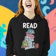 Funny Teacher Library Read Book Club Piggie Elephant Pigeons Women Hoodie Graphic Print Hooded Sweatshirt Gifts for Her