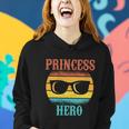 Funny Tee For Fathers Day Princess Hero Of Daughters Great Gift Women Hoodie Gifts for Her