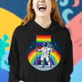 Gay Pride Astronaut Lgbt Moon Landing Women Hoodie Gifts for Her