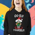 Go Elf Yourself Funny Christmas Tshirt Women Hoodie Gifts for Her