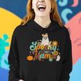 Groovy Spooky Mama Ghost Boo Halloween Costume Retro Hippie Women Hoodie Gifts for Her