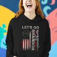 Gun 1776 American Flag Patriots Lets Go Brandon Women Hoodie Gifts for Her
