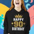 Happy 90Th Birthday Idea For 90 Years Old Man And Woman Women Hoodie Gifts for Her