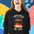 I Put A Spell On You Halloween Quote Women Hoodie Gifts for Her