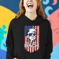 Ill Be Back Trump 2024 4Th Of July American Flag Patriotic Women Hoodie Gifts for Her