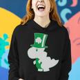 Irish T-Rex Dinosaur Clover Cute St Patricks Day Tshirt Women Hoodie Gifts for Her