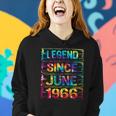 June 56 Years Old Since 1966 56Th Birthday Gifts Tie Dye Women Hoodie Gifts for Her