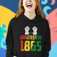 Juneteenth Emancipation Day Vintage Cool Melanin Black Pride Gift Women Hoodie Gifts for Her