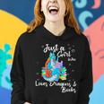 Just A Girl Who Loves Dragons And Books Women Hoodie Gifts for Her