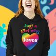 Just A Girl Who Loves Just A Girl Who Loves Graphic Design Printed Casual Daily Basic Women Hoodie Gifts for Her