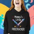Kids Mommys Little Firecracker Cute 4Th Of July Toddlers Kids Women Hoodie Gifts for Her
