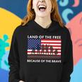 Land Of The Free Because Of The Brave Tshirt Women Hoodie Gifts for Her