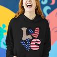 Love America Cute Funny 4Th Of July Independence Day Plus Size Graphic Women Hoodie Gifts for Her