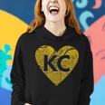 Love Kansas City Football Fan City Map Women Hoodie Gifts for Her