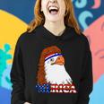 Merica Bald Eagle Retro Usa Flag Tshirt Women Hoodie Gifts for Her