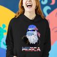 Merica Eagle Mullet 4Th Of July American Flag Vintage 2021 Great Gift Women Hoodie Gifts for Her