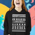 Merryjuana Weed Ugly Christmas Sweater Women Hoodie Gifts for Her