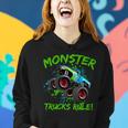 Monster Trucks Rule Tshirt Women Hoodie Gifts for Her