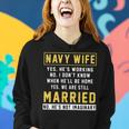 Navy Wife - Wife Of A Navy Veteran Women Hoodie Gifts for Her