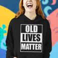 Old Lives Matter Distressed Logo Tshirt Women Hoodie Gifts for Her