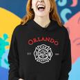 Orlando Florida Fire Rescue Department Firefighter Duty Women Hoodie Gifts for Her