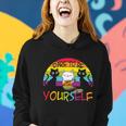 Pride Month Dare To Be Yourself Lgbt Women Hoodie Gifts for Her