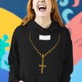 Priest Costume Cross Religion Women Hoodie Gifts for Her