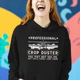 Professional Crop Duster Adult Humor Sarcastic Farting Joke Tshirt Women Hoodie Gifts for Her