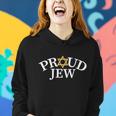 Proud Jew Jewish Star Logo Women Hoodie Gifts for Her