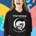 Punk Skull With Mohawk Women Hoodie Gifts for Her