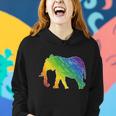 Rainbow Elephant V2 Women Hoodie Gifts for Her