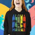 Retro Aloha Hawaii Logo Tshirt Women Hoodie Gifts for Her