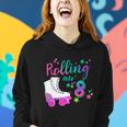 Roller Skate Birthday Shirt 5Th 80S Outfit Decades Party Women Hoodie Gifts for Her