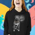 Rude Dog Pitbull Lover Women Hoodie Gifts for Her