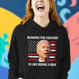 Running The Country Is Like Riding A Bike Joe Biden Women Hoodie Gifts for Her