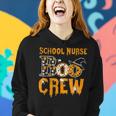 School Nurse Teacher Boo Crew Halloween School Nurse Teacher Women Hoodie Gifts for Her