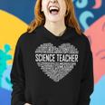 Science Teacher Heart Proud Science Teaching Design Women Hoodie Gifts for Her
