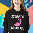 Sister Of The Birthday Girl Dinosaur Matching Family Party Women Hoodie Gifts for Her