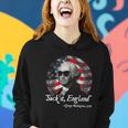 Suck It England Funny 4Th Of July George Washington Women Hoodie Gifts for Her