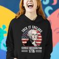 Suck It England Funny 4Th Of July George Washington Women Hoodie Gifts for Her