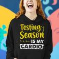 Testing Season Is My Cardio Shirt Funny Elementary Teacher Women Hoodie Gifts for Her
