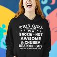 This Girl Is Taken By Smokin Hot Chubby Bearded Guy Tshirt Women Hoodie Gifts for Her