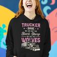 Trucker Trucker We Are Not The Black Sheep We Are The Wolv Trucker Women Hoodie Gifts for Her