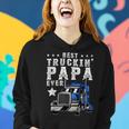 Trucker Trucking Papa Shirt Fathers Day Trucker Apparel Truck Driver Women Hoodie Gifts for Her
