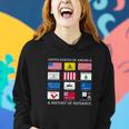 United States Of America History Flags Of Defiance Women Hoodie Gifts for Her