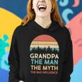 Vintage Grandpa Man Myth The Bad Influence Tshirt Women Hoodie Gifts for Her