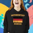 Vintage Oktoberfest Munich Flag Women Hoodie Gifts for Her